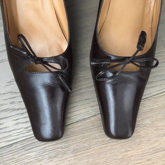 Ingledew's Italian Collection Leather Shoes Tassle Detail Chocolate Brown Sz 8.5 - Picture 11 of 13